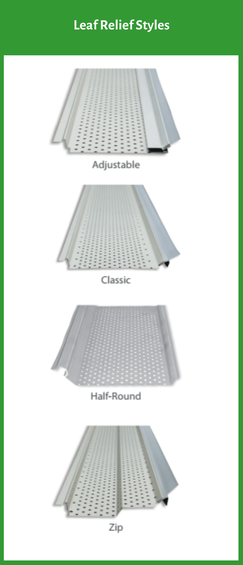 Leaf Relief Gutter Protection Systems Quinns Construction