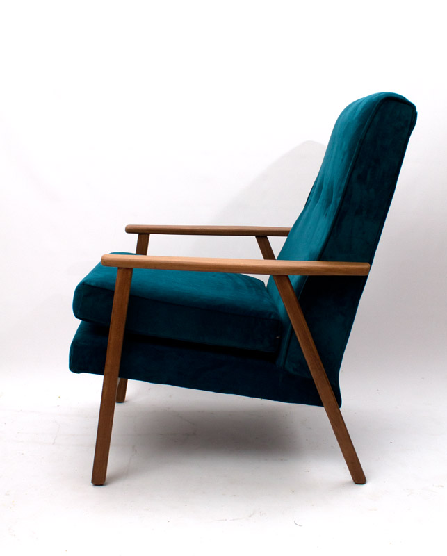 quirkistuff Armchairs Mid Century Armchair (Teal)