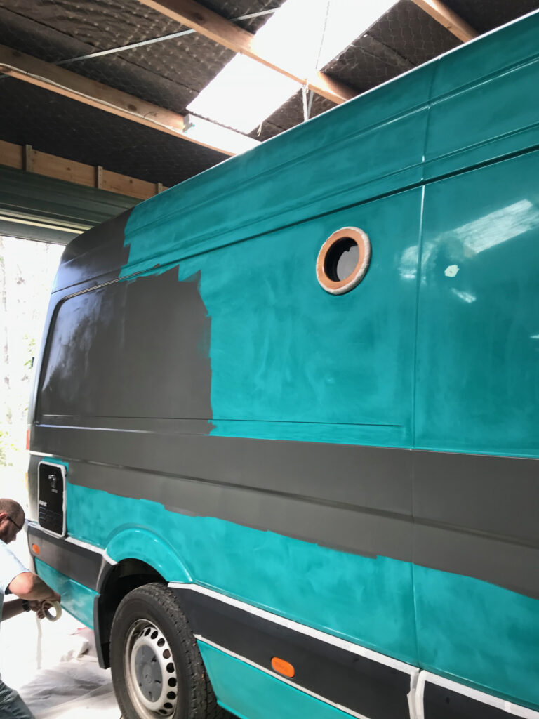 Giving your campervan a DIY paint job Quirky Campers New Zealand