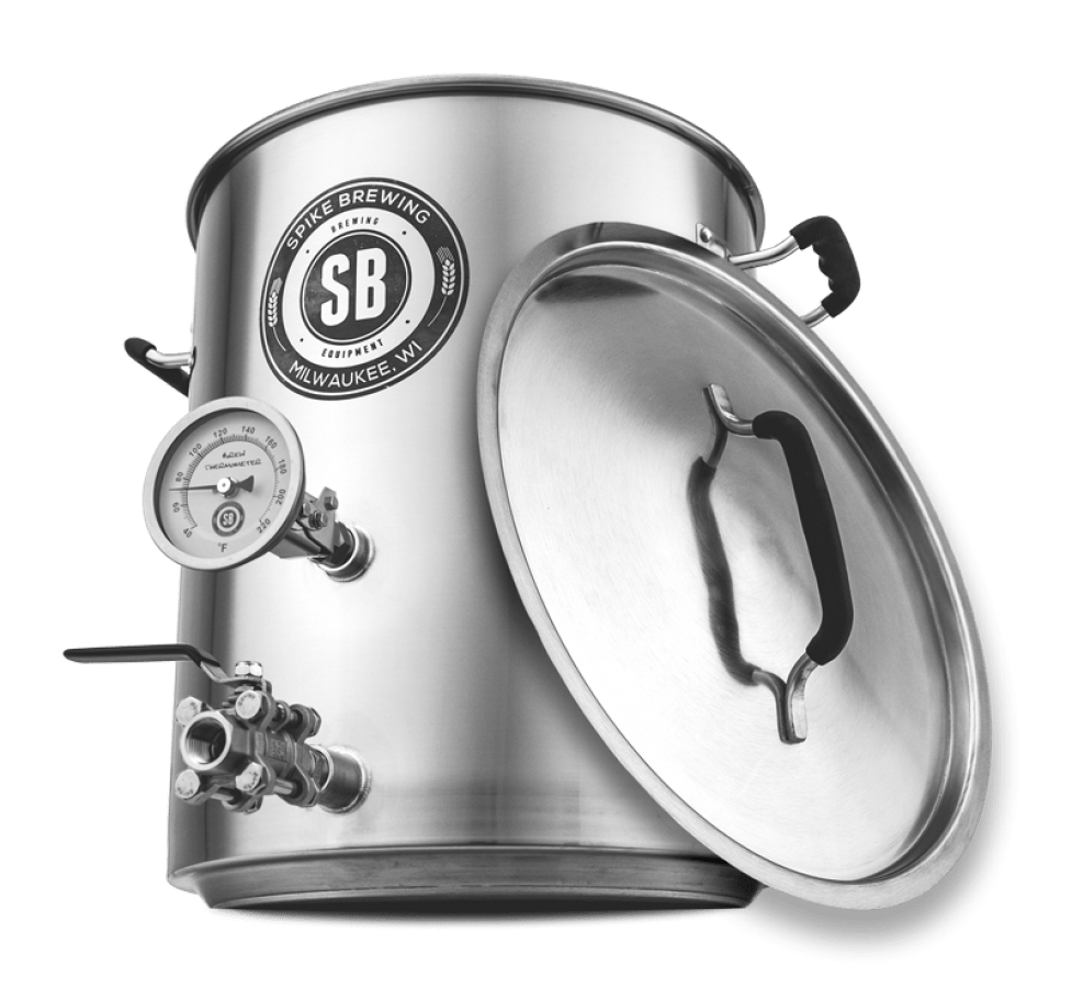 10 Gallon Spike Brew Kettle 2 Vertical Couplers 200.00 Quirky