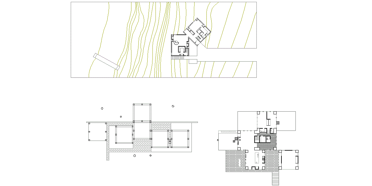 Louis Kahn Fisher House Plan
