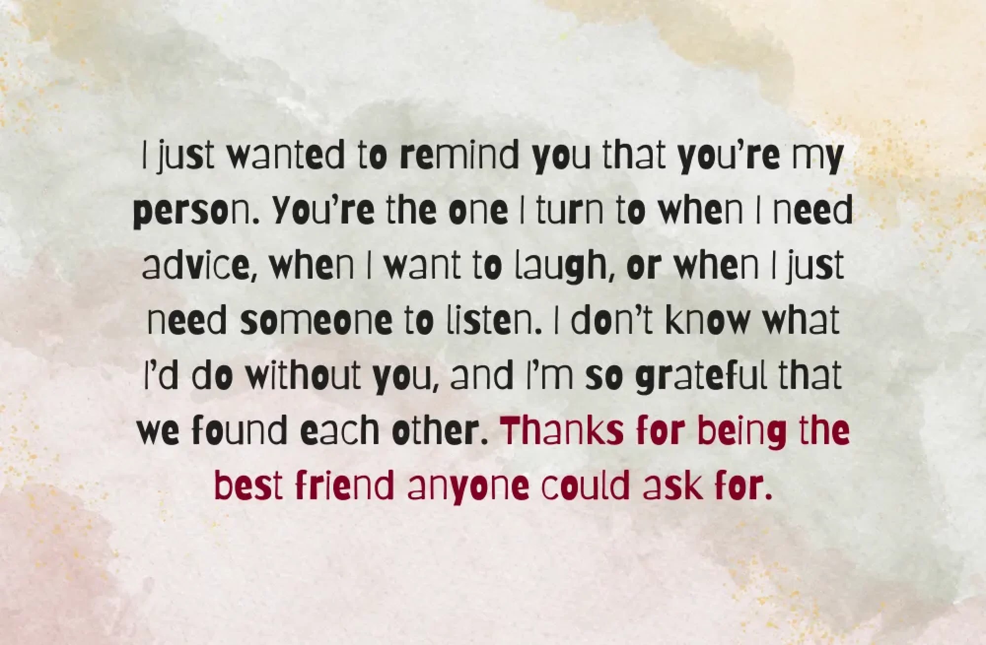 27 Short Paragraphs For Your Best Friend (Copy & Paste)