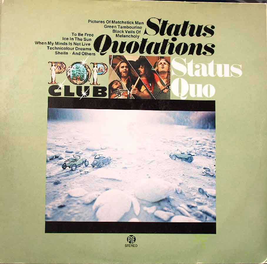 Status Quo die deutsche LPDiskografie Pop Club Status Quotations 1973 (www.quoticker.de)