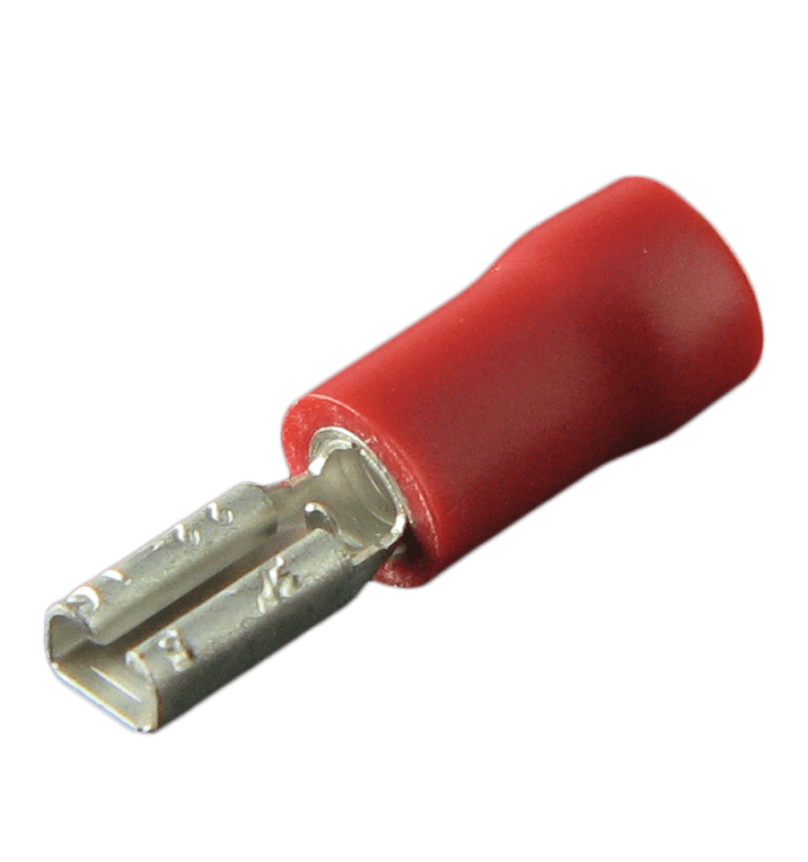 CT52/100 Red Female Spade Terminal 2.8mm Spade Width QVEE