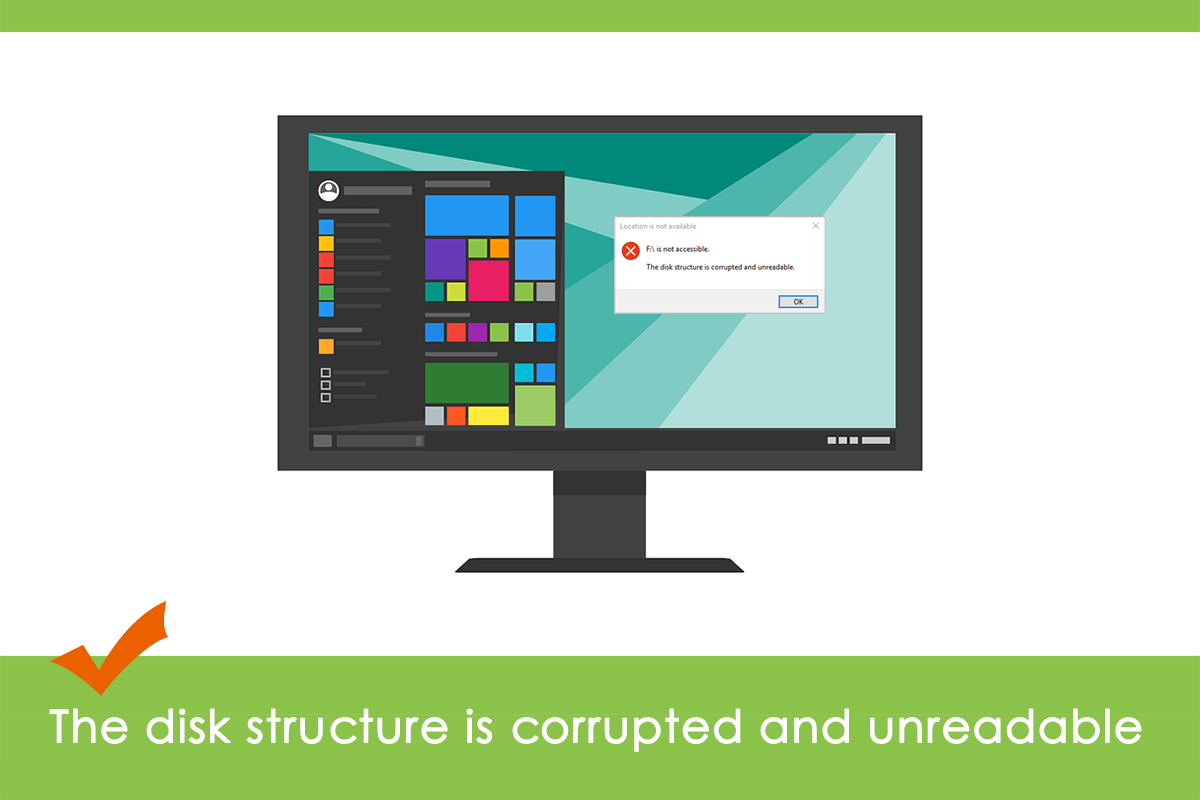 4 Ways to Fix "The disk structure is corrupted and unreadable"