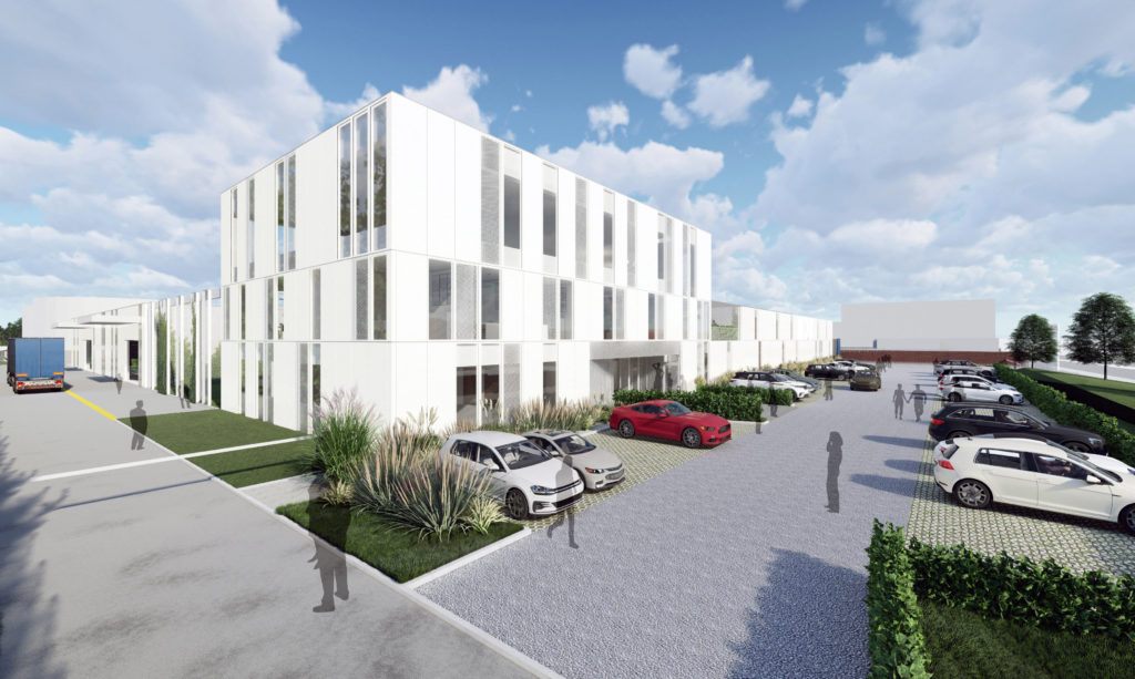 Construction du siège social de la société MDB R9