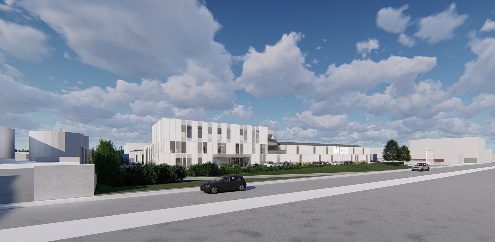 Construction du siège social de la société MDB R9