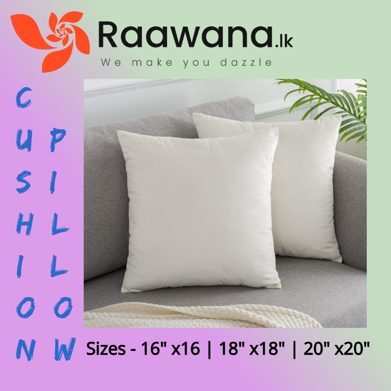 Cushion Pillow Raawana