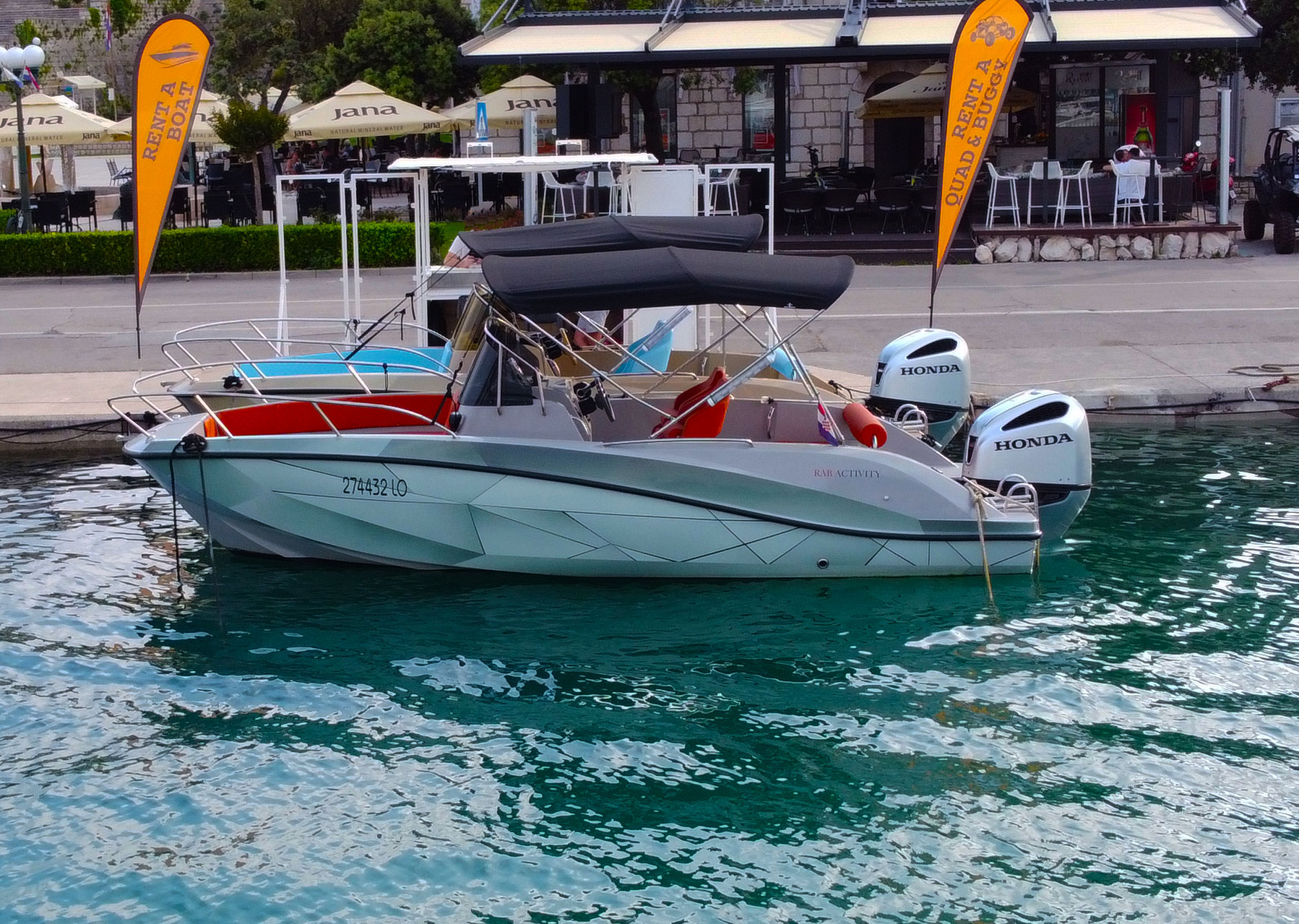 Rent a Boat on Island Rab Croatia