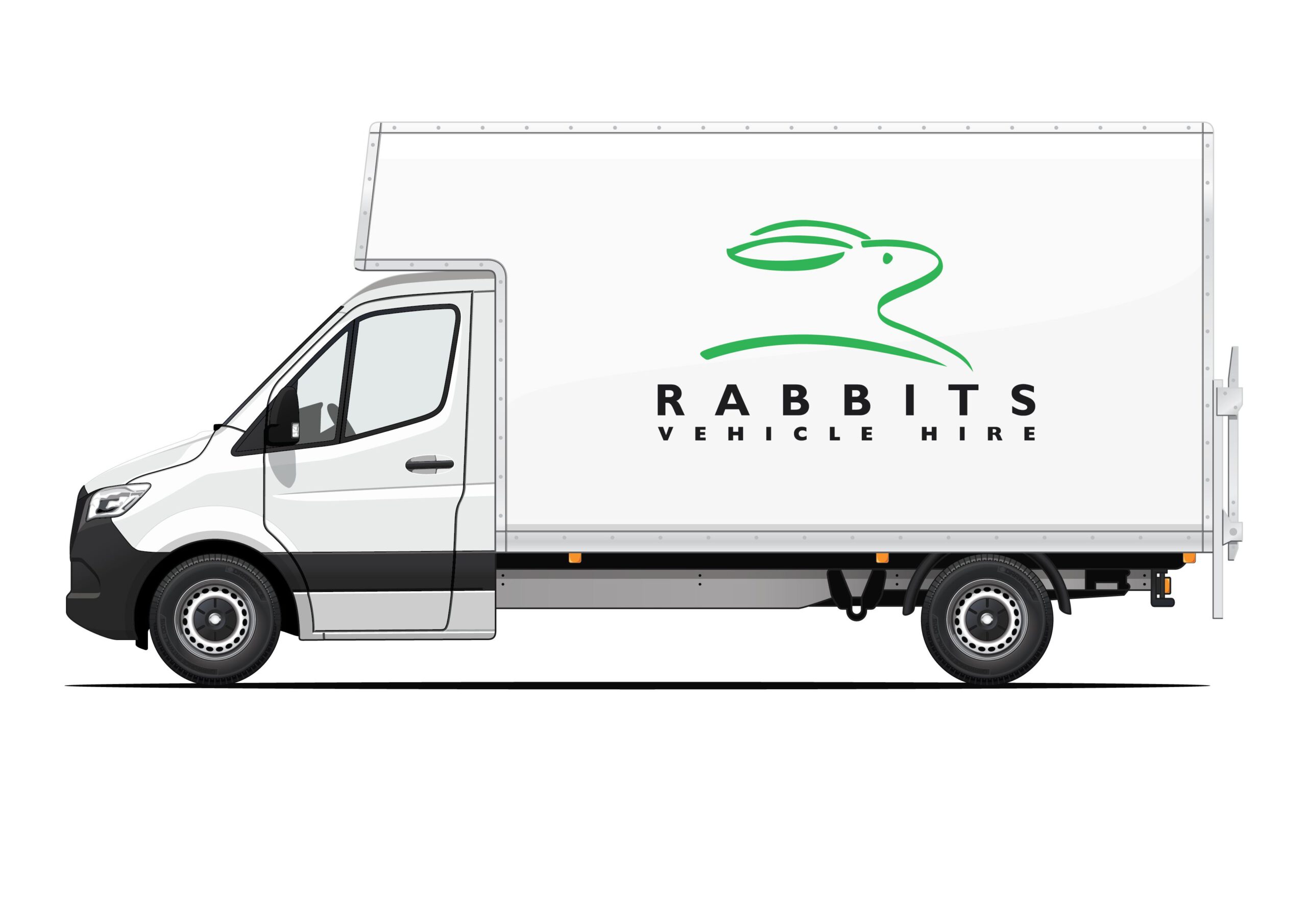 3.5T LUTON BOX TAIL LIFT Rabbits Vehicle Hire