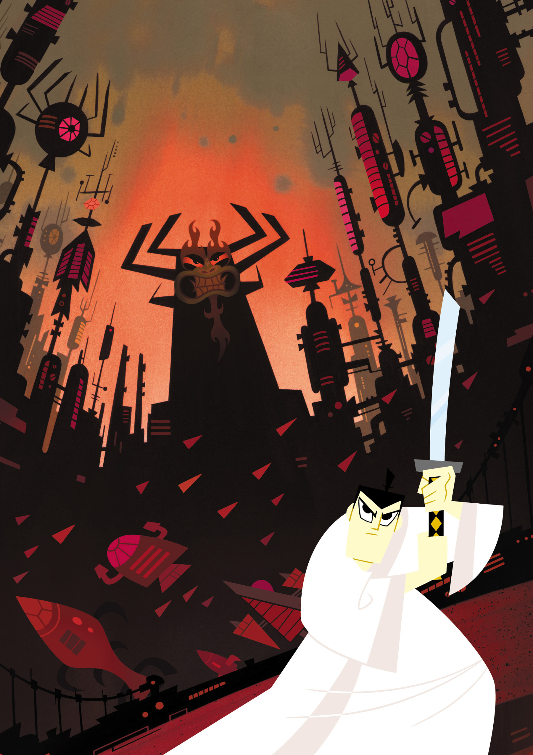 The Sweet Sharp Stylistic Art of Samurai Jack Rabbleboy Ken Lamug