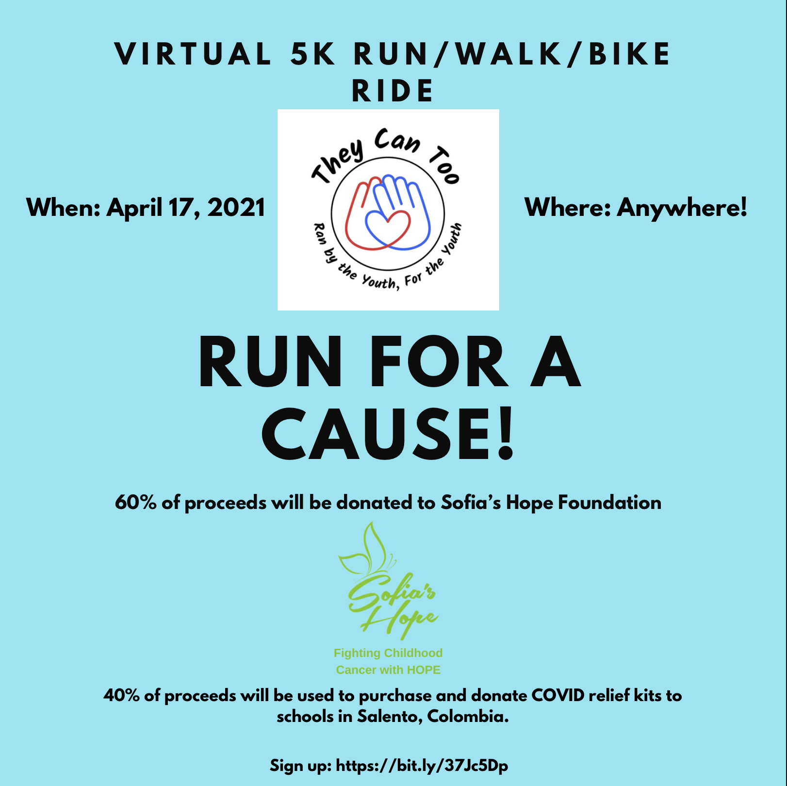 5K Race ARCHIVED RACE They Can Too 5k Virtual, United States