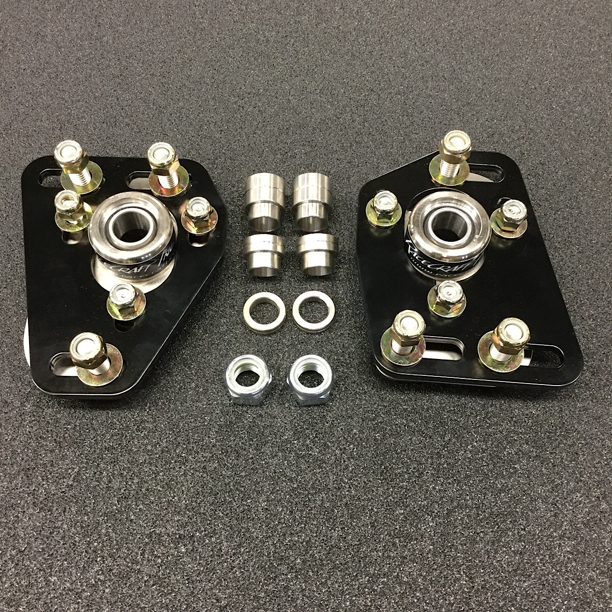 19791989 Mustang Steel Caster Camber Plates [340005] 199.00 Racecraft, Camaro Mustang