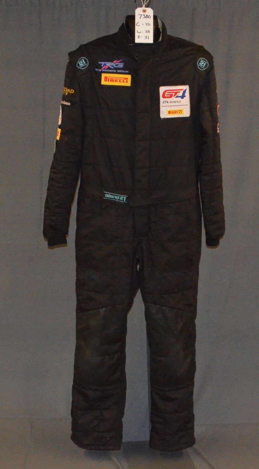 TRG Stand 21 FIA Rated Used Racing Fire Suit 7380 c42/w38/i