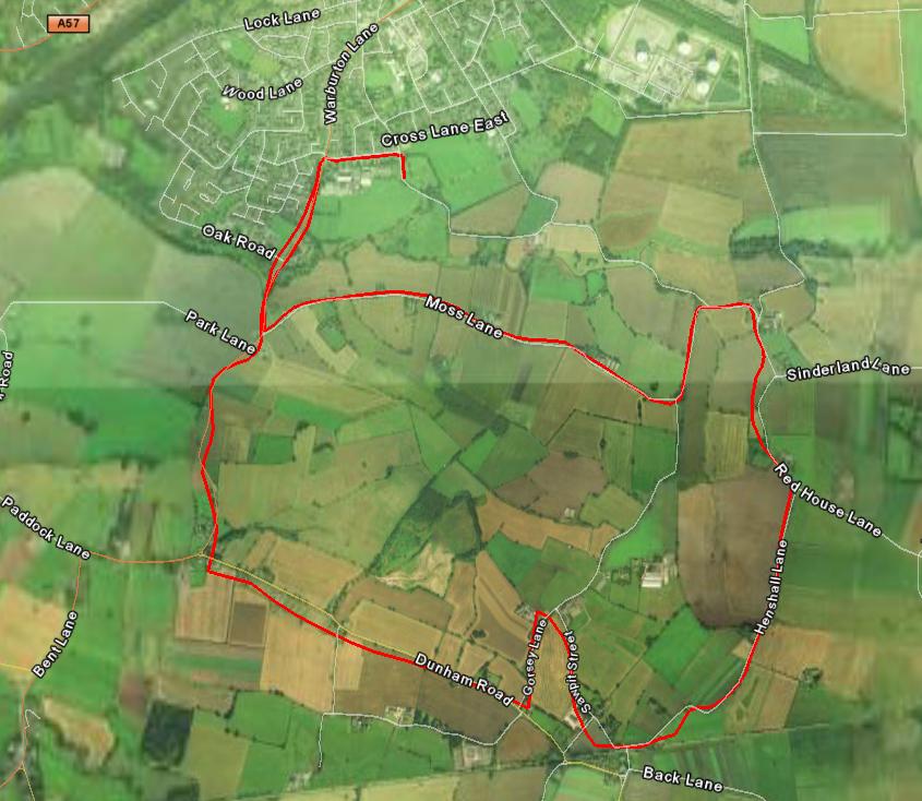 Trafford 10K Satellite Image