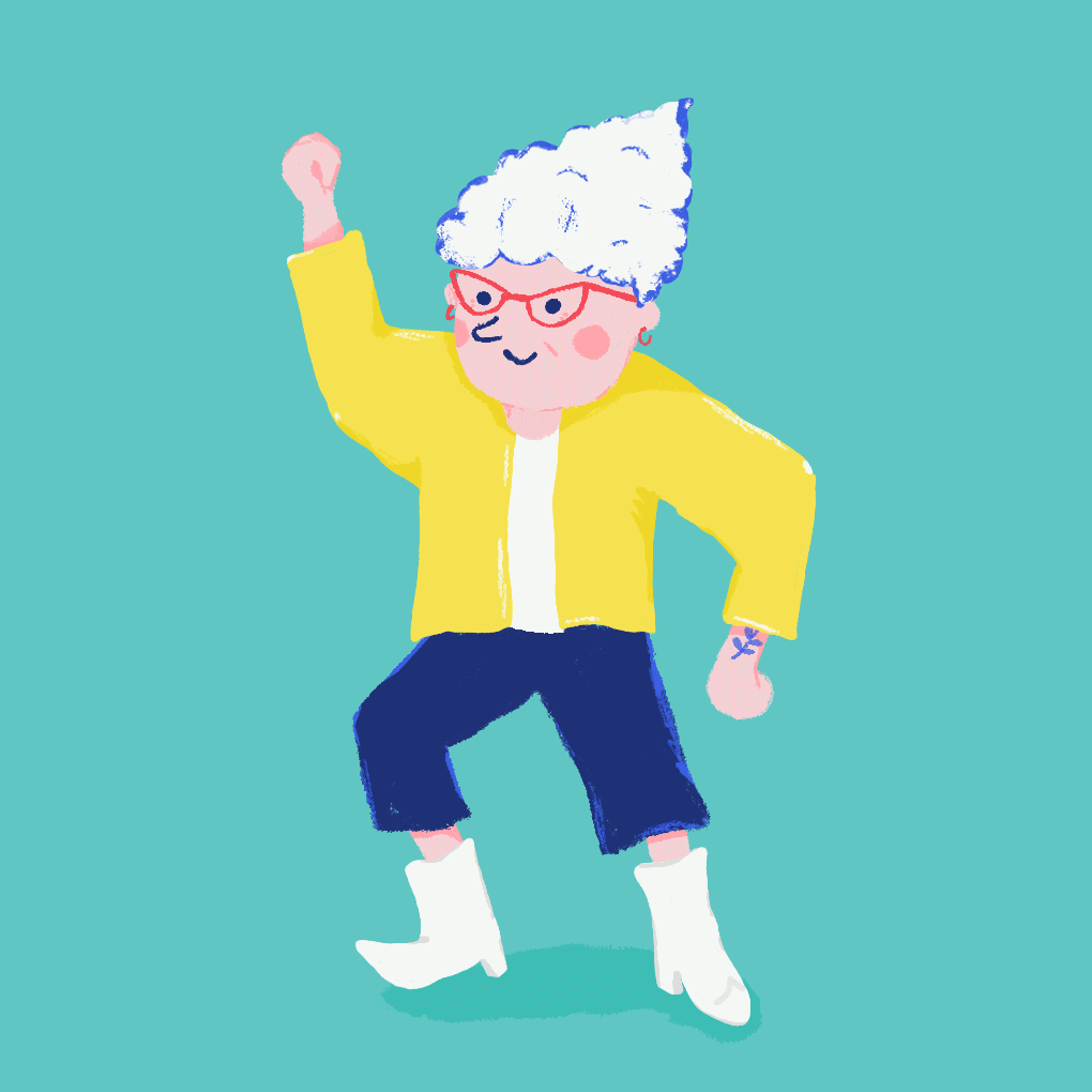 Dancing Grandma • rachel ching