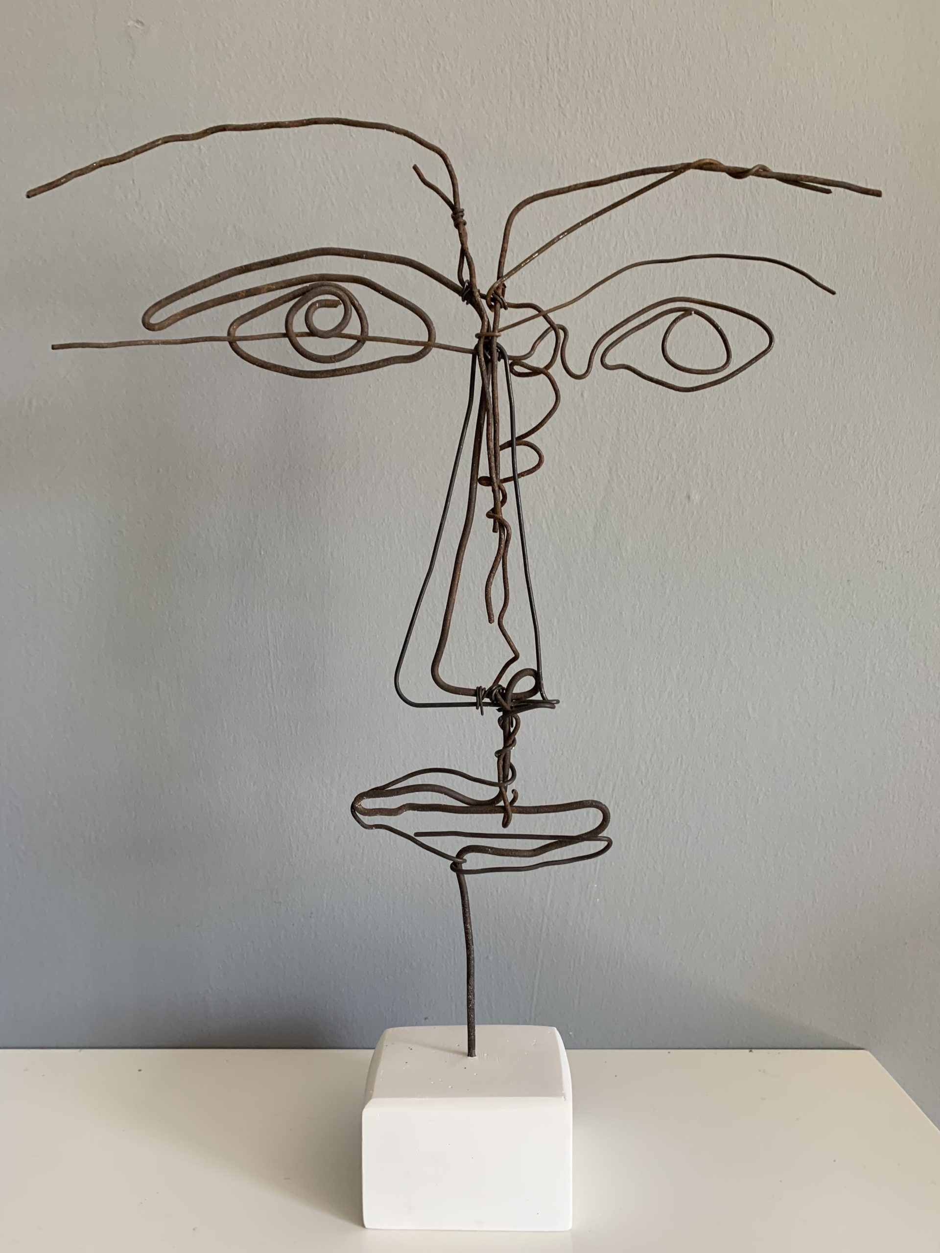 WFRD5 Wire Face Rachel Ducker Wire Sculpture