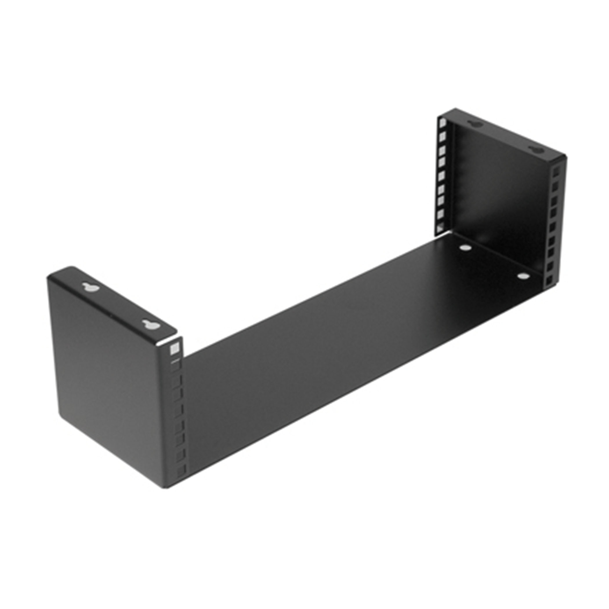 2U Wall Mount Patch Panel Bracket,19 Inch Vertical Wall Mount Rack,Wall