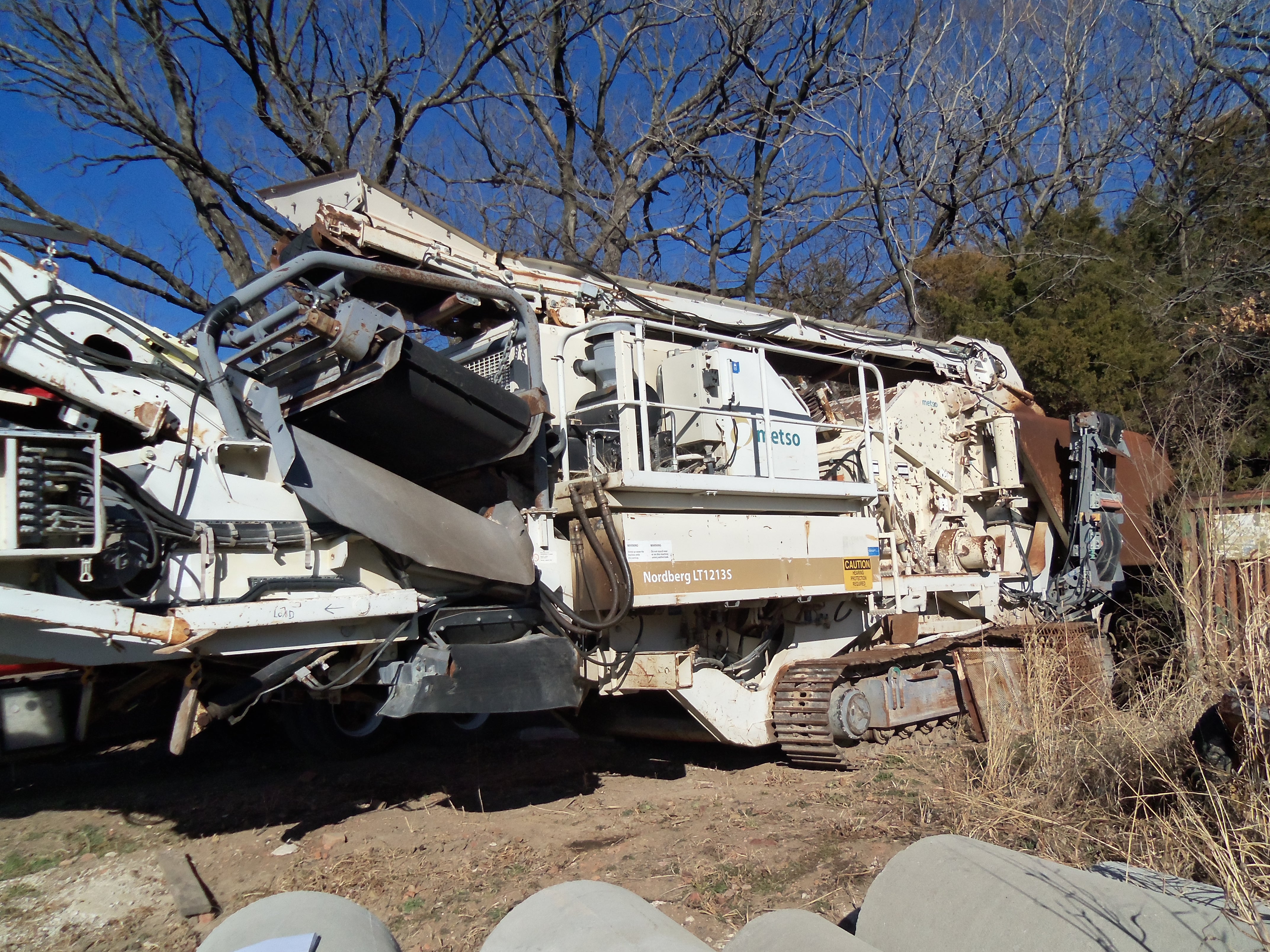 A PreOwned Metso LT1213S Primary Impactor For Sale Rackers Equipment