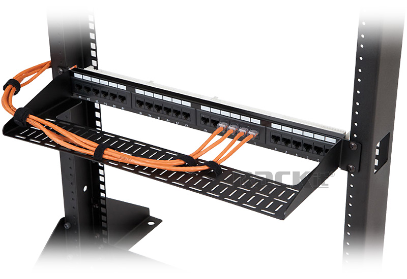 1U Horizontal Cable Management Lace Bar Rack Cable Management, Server Rack Accessories, lace