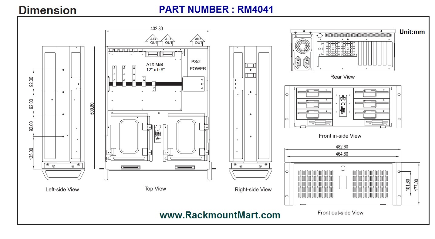 [Question] Where can I buy a 4u case schematic? r/homelab