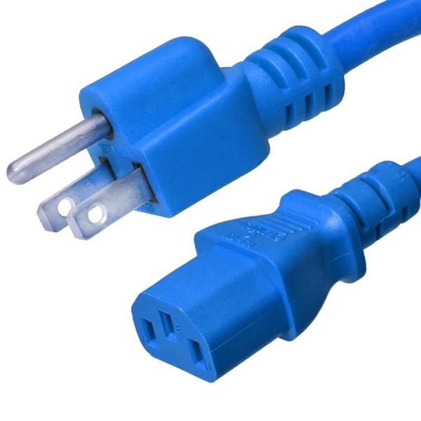 515P to C13 Power Cord, Blue, 15A, 125V 6 Foot Length Rackmount PDU
