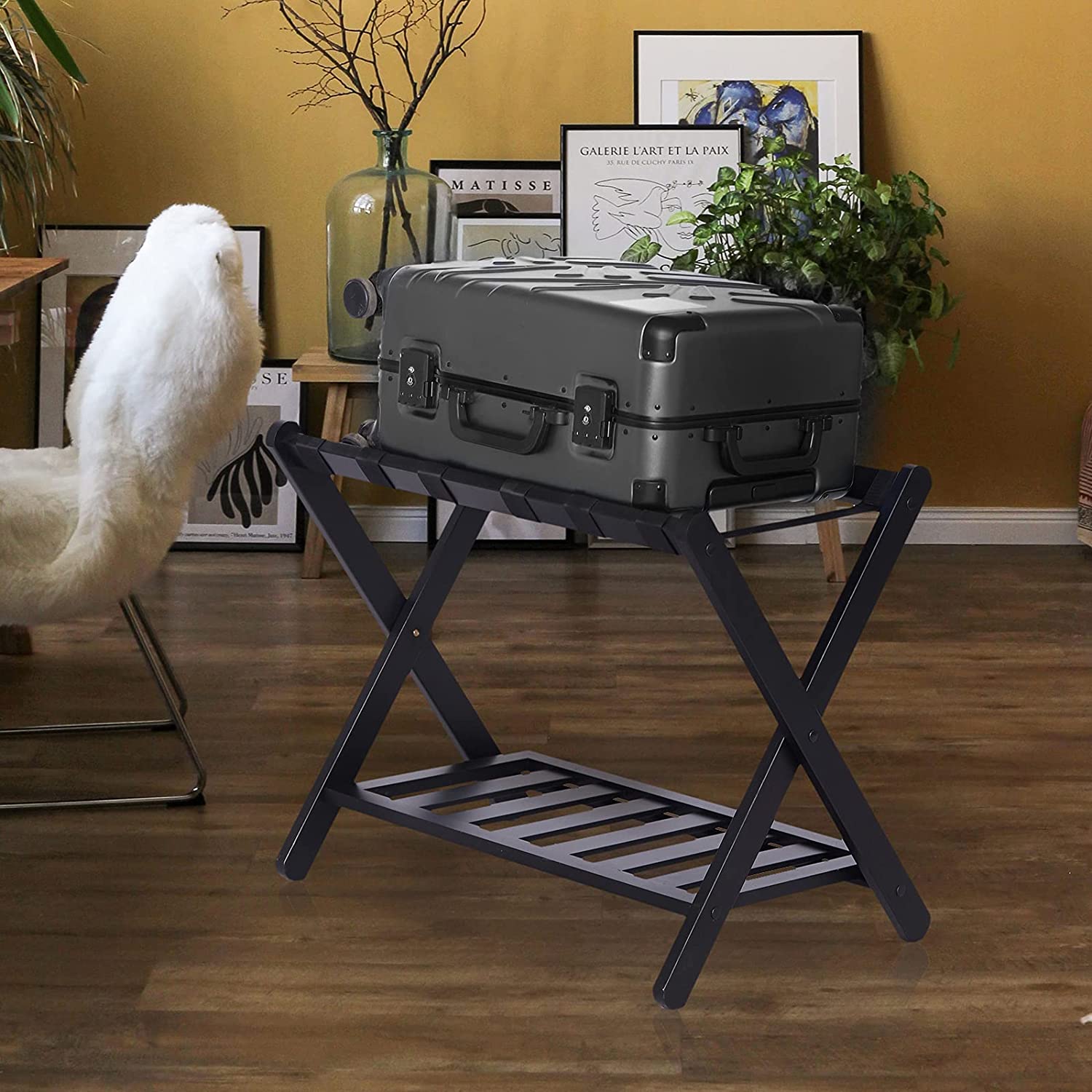5 Best Luggage Rack for Guest Bedrooms with Suitcase & Shoe Self 2022