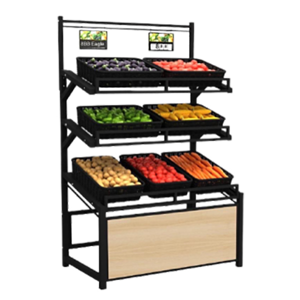 F&V RACK WITH WOODEN COVER Racks & Storage Solutions