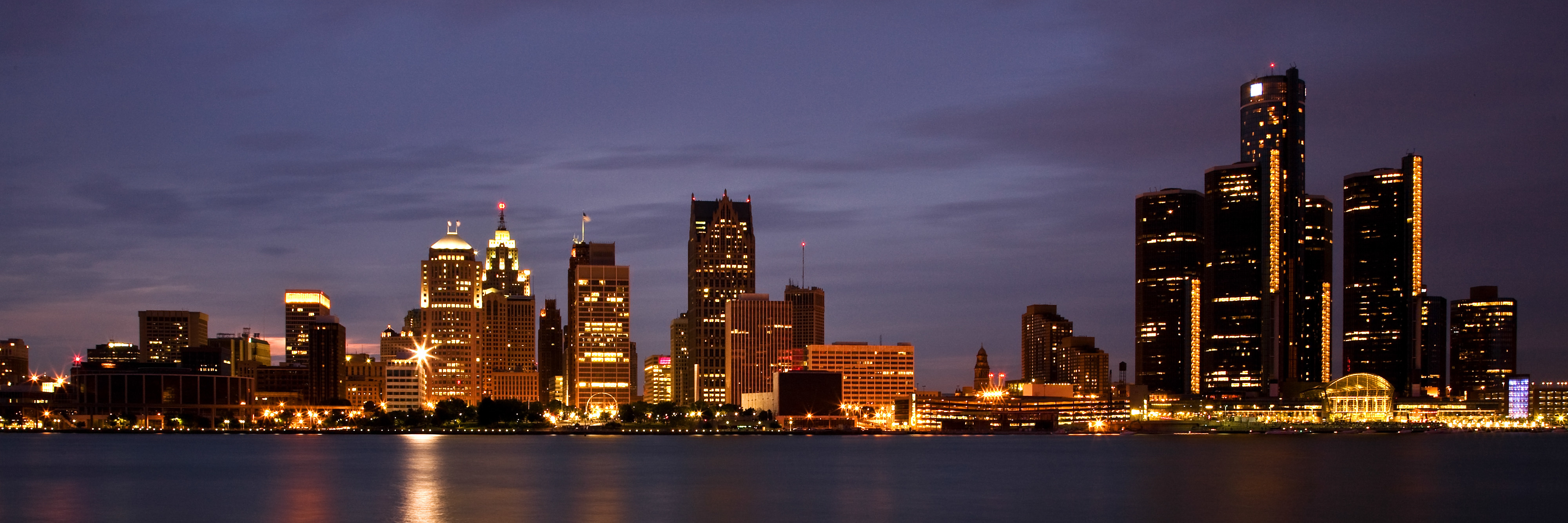 Detroit Michigan Skyline