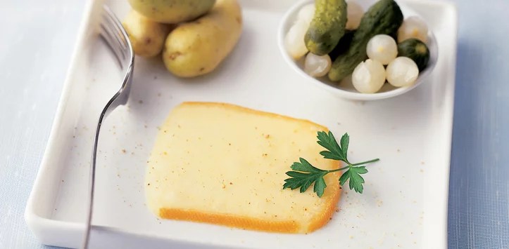 La raclette classique au four à microondes