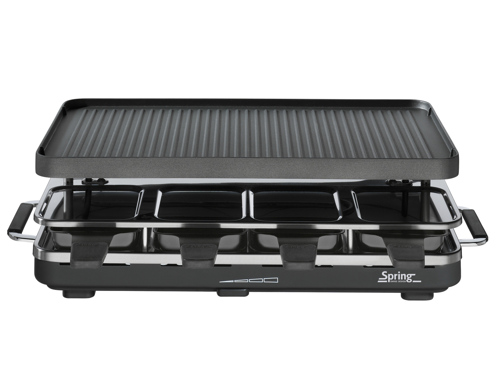 Spring Raclette 8 Grill schwarz raclette.de