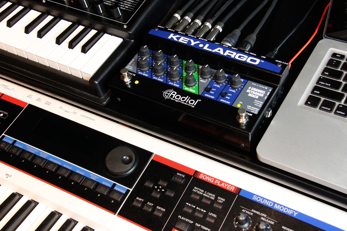Church Production magazine reviews the Radial Key-Largo - Radial