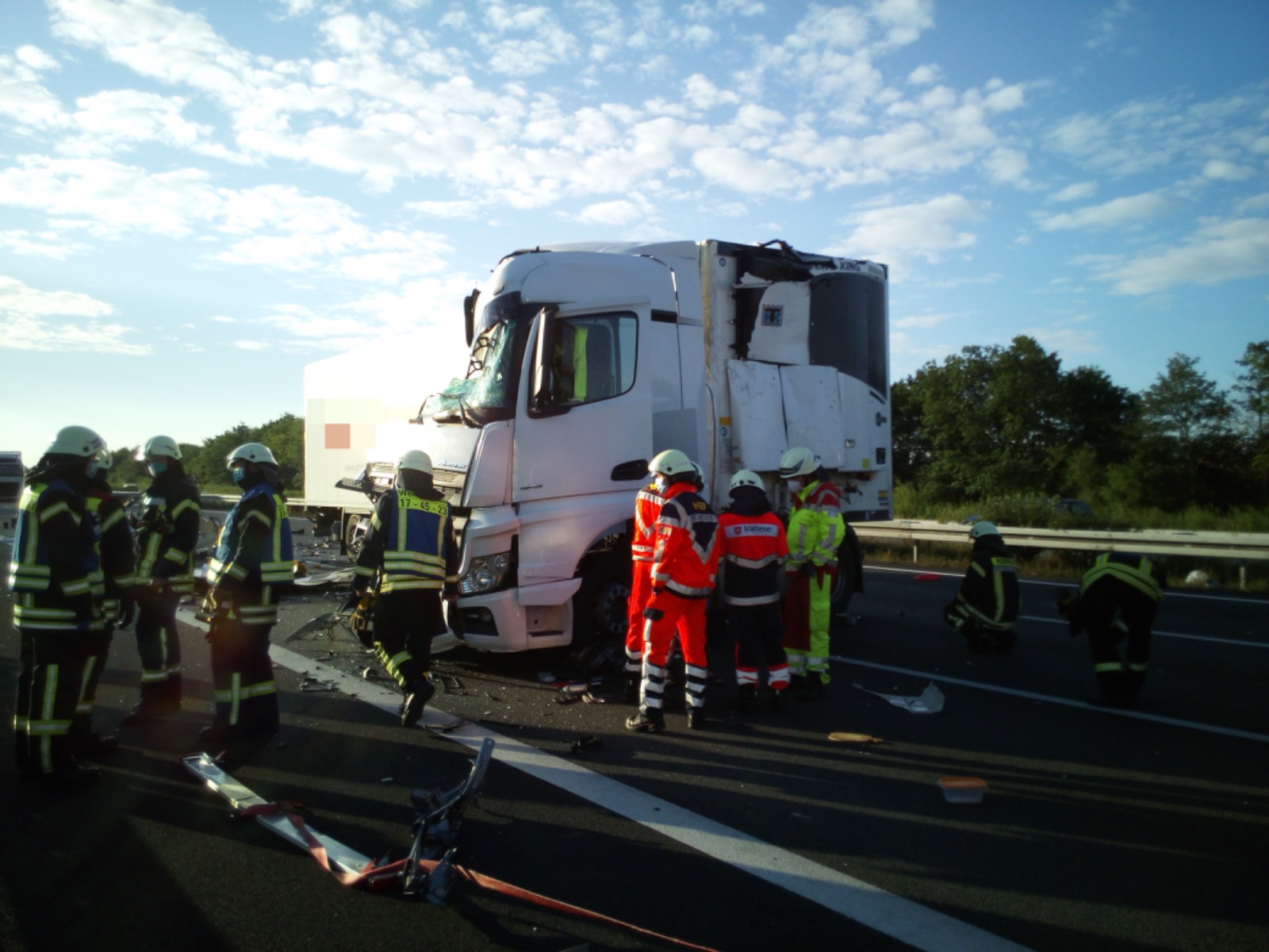 Behinderungen nach Unfall auf A2 Radio38