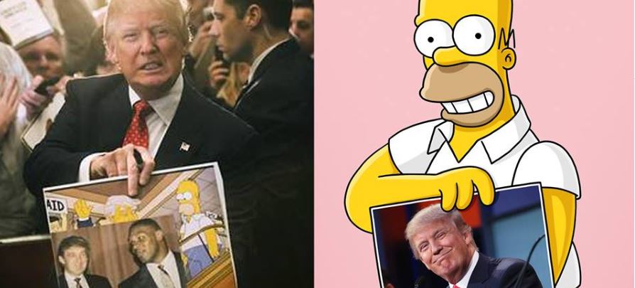 Los Simpsons se burlan de Donald Trump