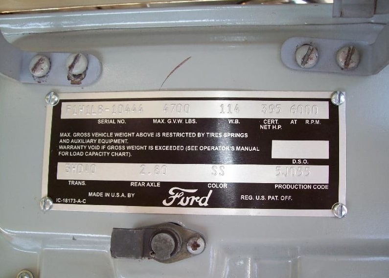 Ford Truck Vin Decoder Service Radio Codes Calculator