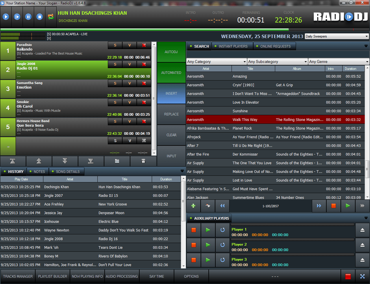 rdjmainwindow RadioDJ Free Radio Automation Software