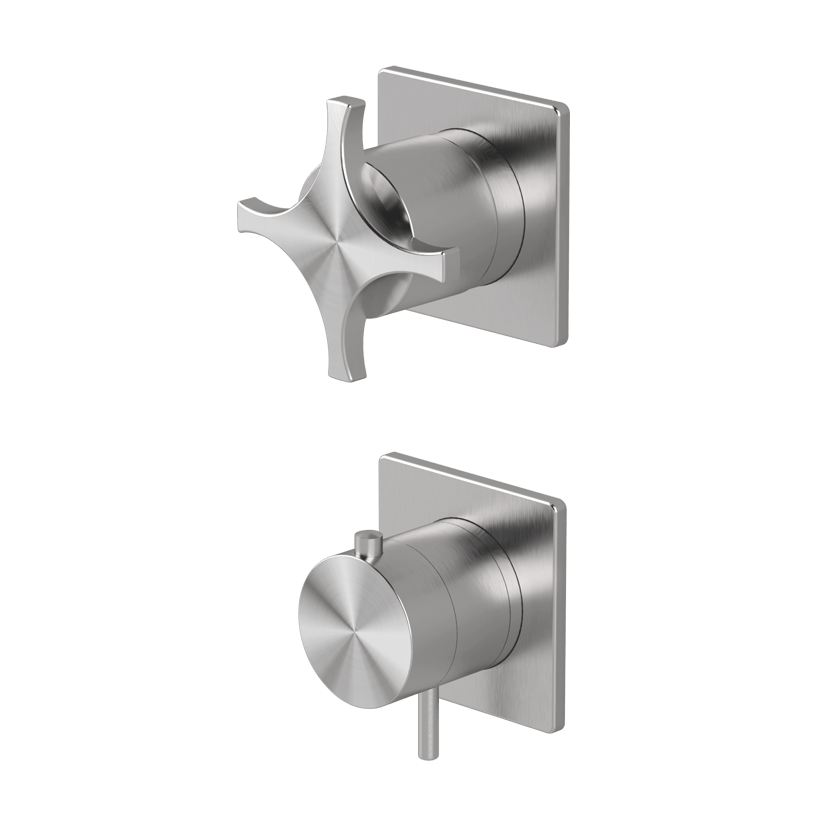 Thermostatic shower mixer with integrated 3way diverter Products