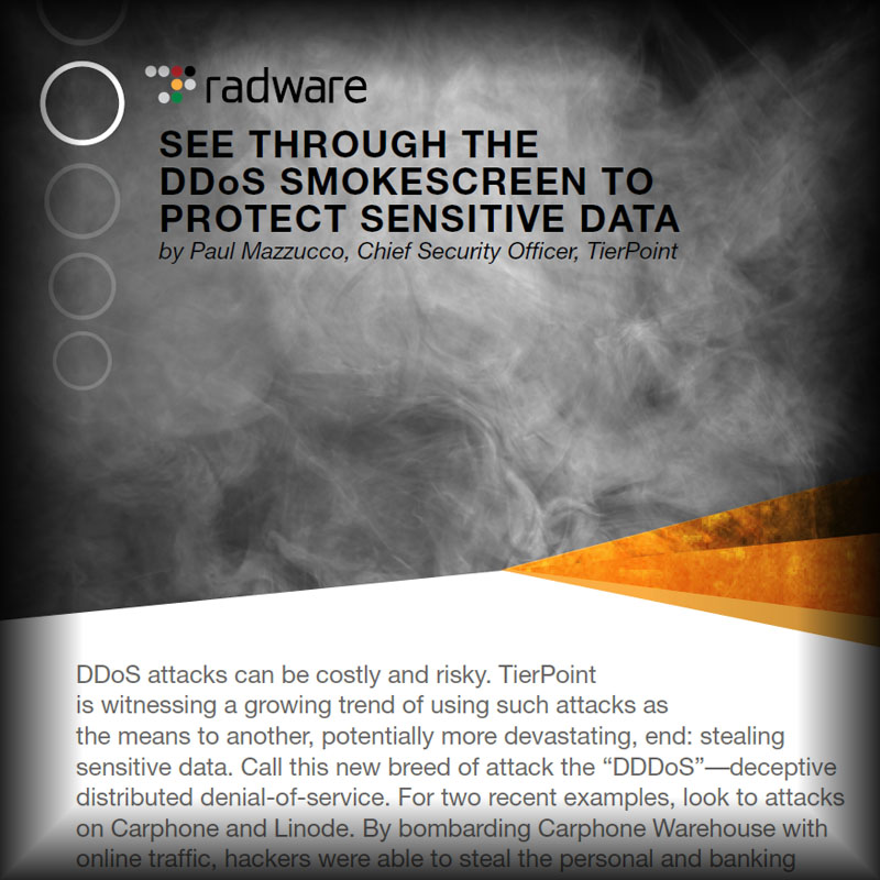 See Through the DDoS Smokescreen to Protect Sensitive Data