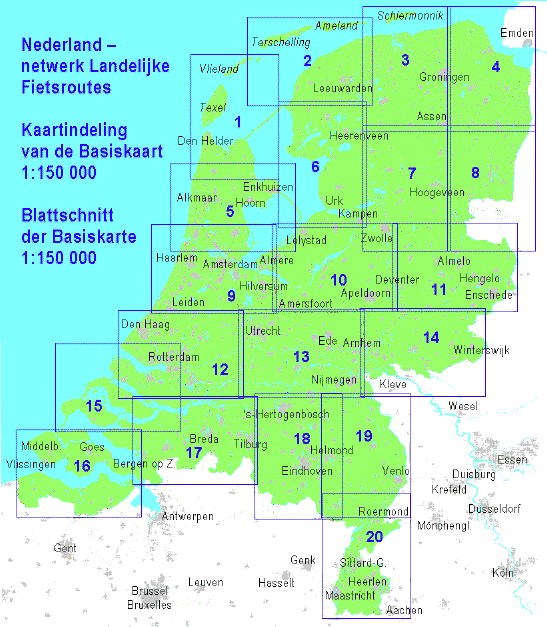 Gratis Kaart Nederland Anwb Nederland 1100000 (ANWB/VVVtoeristenkaarten), 1150000 (Landelijke
