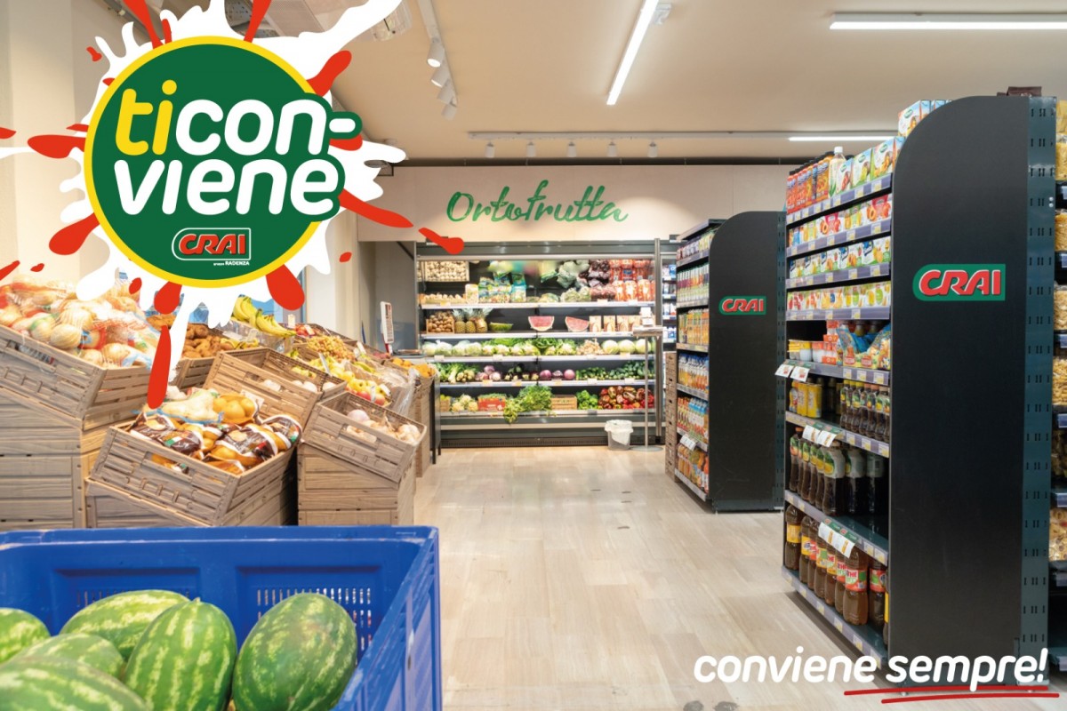 Supermercati Crai, i più convenienti su prodotti di marca secondo un