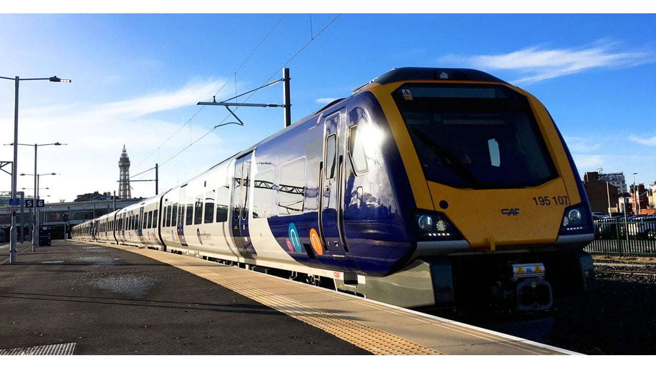WATCH New trains arrive into Blackpool