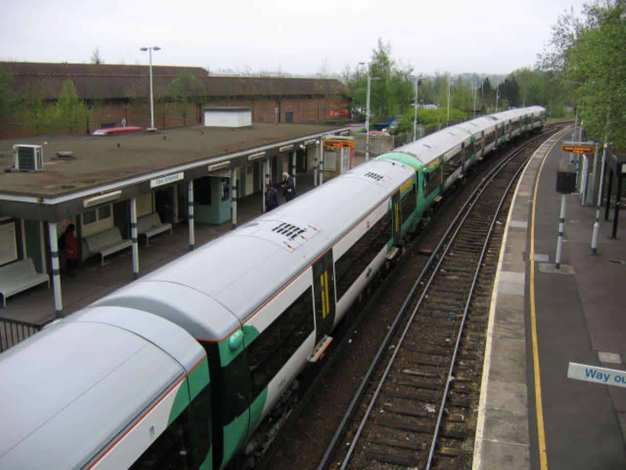 Landslip SHUTS East Grinstead railway line