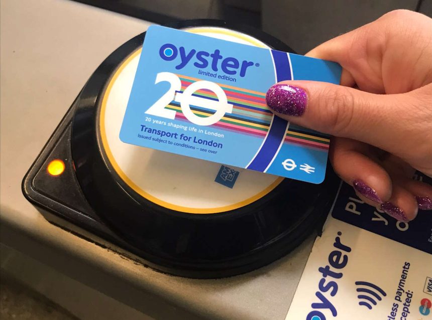 Limited edition Oyster card celebrates 20 years of Transport for London
