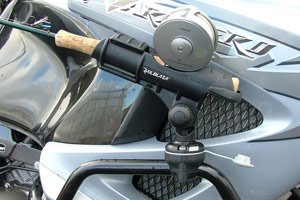 Mounting Rod Holder To Your Motorcycle For Fly Fishing, Shetland UK