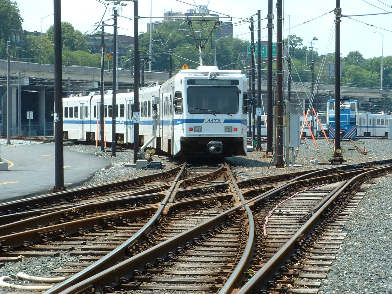 Baltimore Railfan Guide Northern Baltimore Map