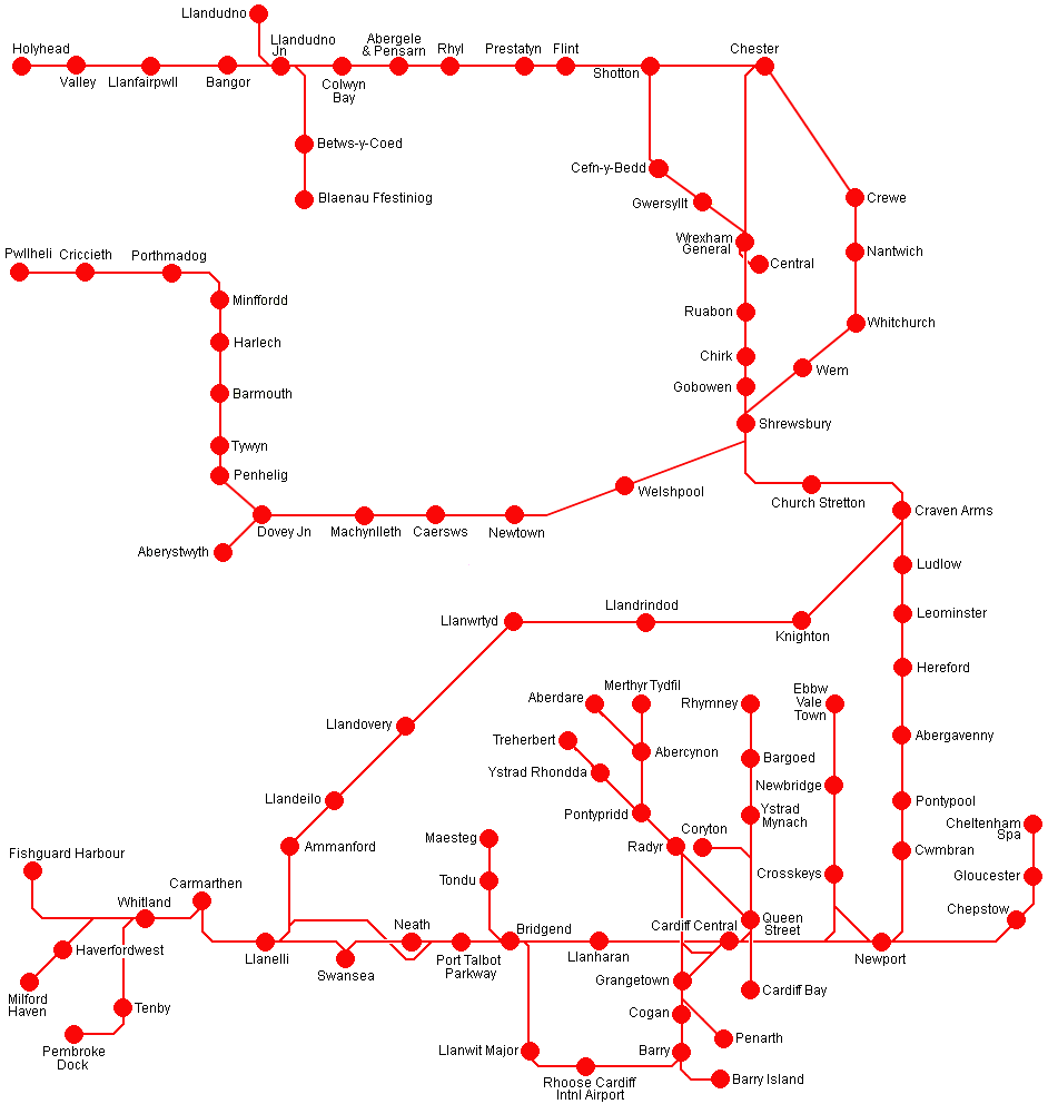 GB RAIL ROVER GUIDE Explore Wales Pass