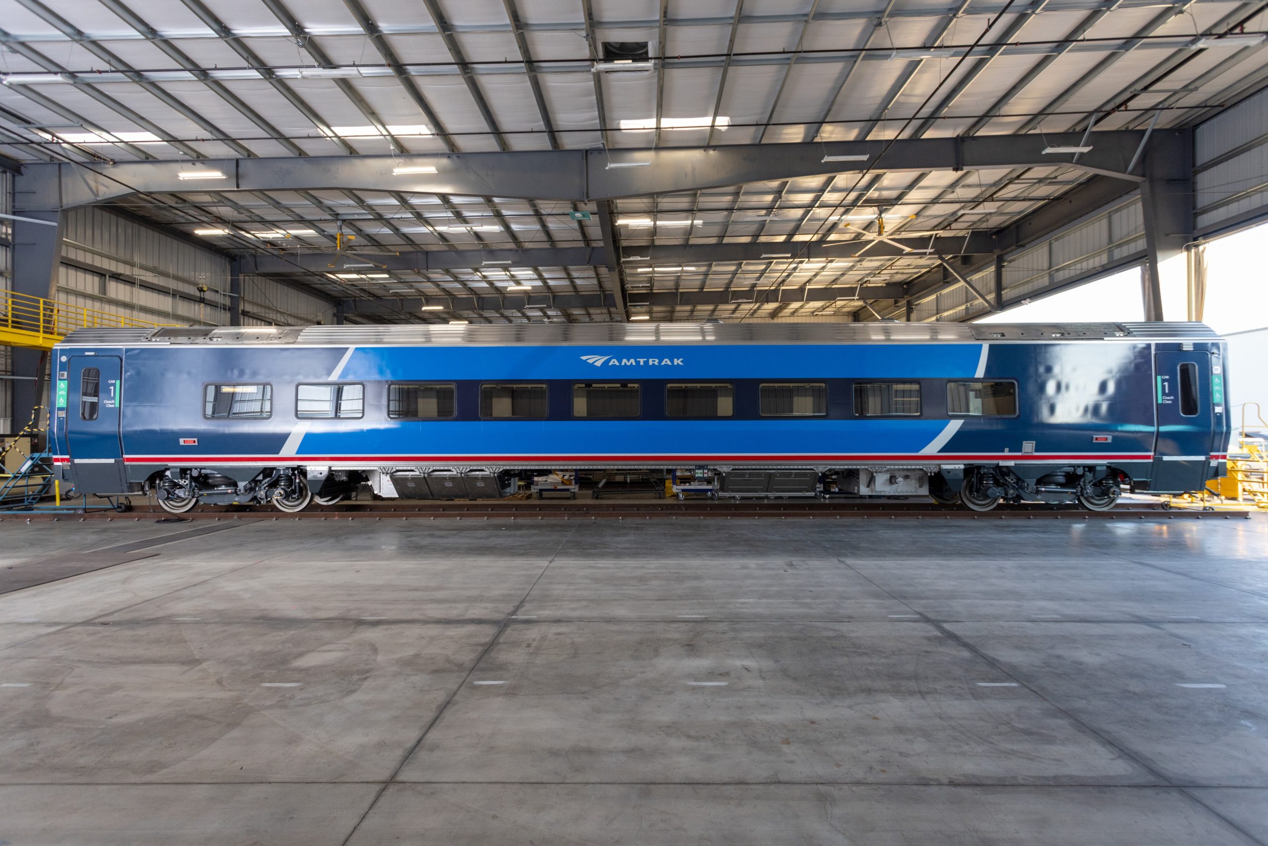 Amtrak Airo train assembly begins