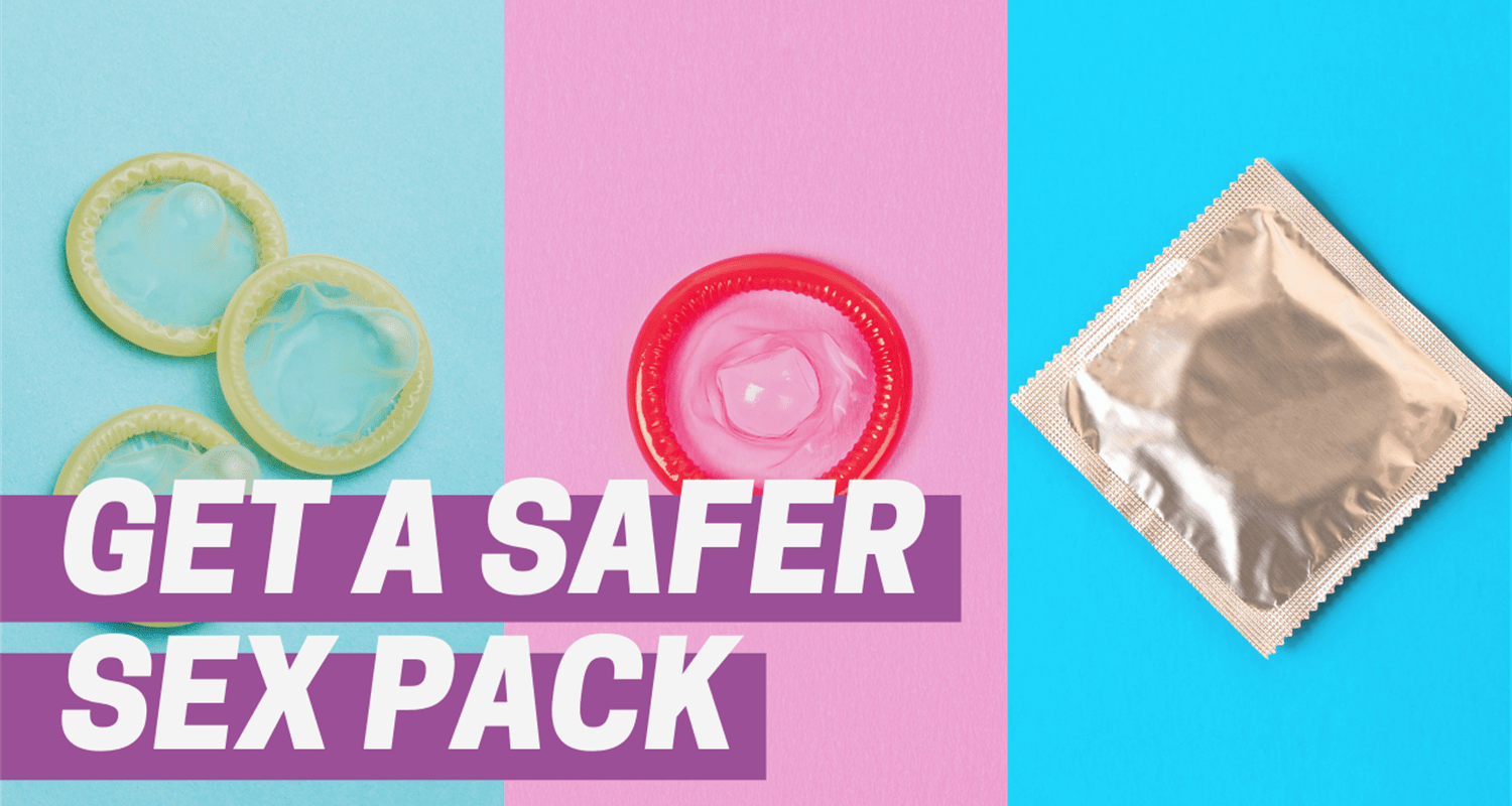 Get a safer sex pack The Rainbow Project