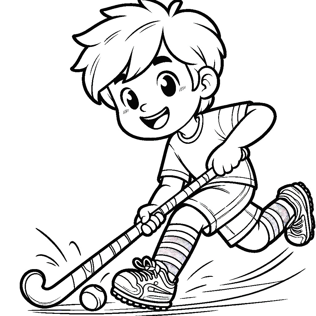 Hockey Coloring Pages 🏒 5 Free Printable Sheets