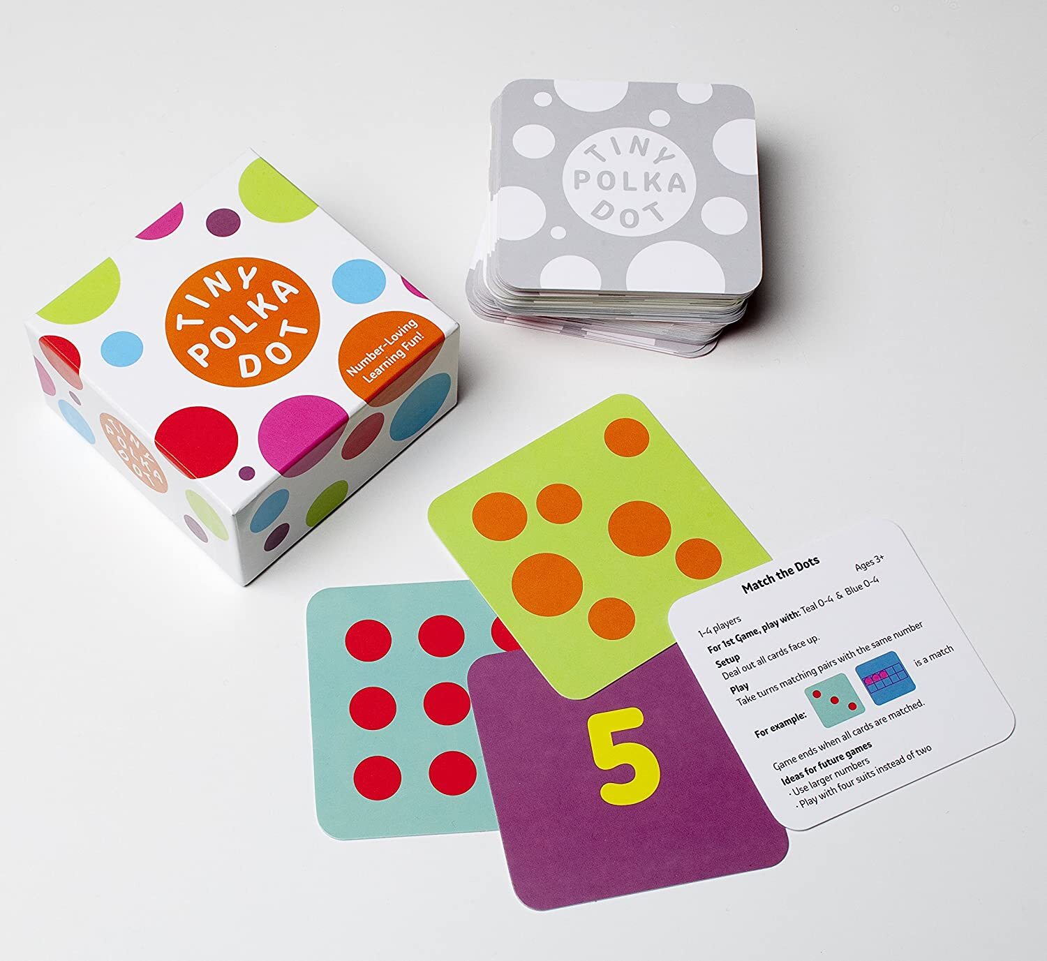 Tiny Polka Dot Math Game STEM Educational Games Preschool